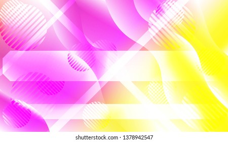 Background Texture Lines, Wave. For Cover Page, Landing Page, Banner. Vector Illustration with Color Gradient