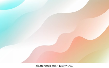 Background Texture Lines, Wave. For Creative Templates, Cards, Color Covers Set. Vector Illustration with Color Gradient