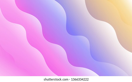 Background Texture Lines, Wave. Design For Your Header Page, Ad, Poster, Banner. Vector Illustration with Color Gradient