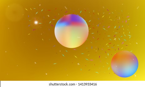 Background texture, mesh. Net space fantasy. Creative colorific illustration fantasy. Gold colored. Good new cosmos backgrounds. Colorful good background theme.