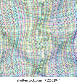 Background, texture. Multicolored cage, lines. Abstract. Modern design.