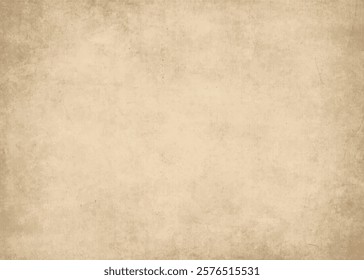 Background texture of old vintage worn paper. Ancient antique shabby parchment