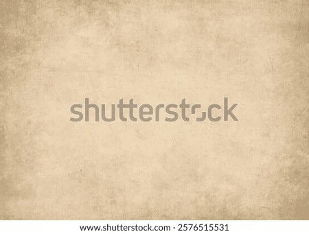 Background texture of old vintage worn paper. Ancient antique shabby parchment