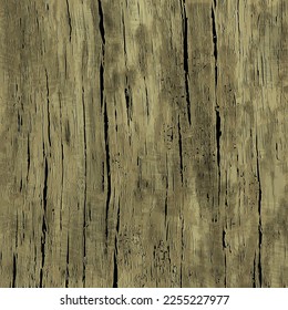 Background, texture of old wood. Vertically located wooden boards. Highly realistic illustration.