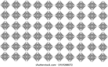 Background texture for pabric pattern, textile, wrapping paper, wallpaper or others with black white color so it's easy to re-color
