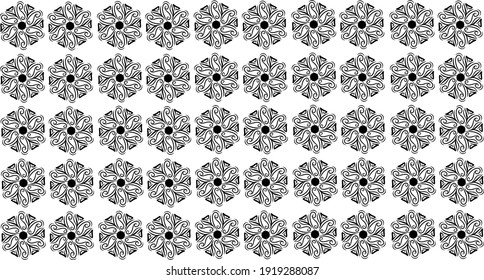 Background texture for pabric pattern, textile, wrapping paper, wallpaper or others with black white color so it's easy to re-color