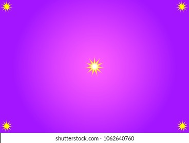 background and texture purple and yellow stars. Vector, Illustration
