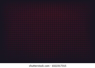 background with the texture of red neon grid. Luminescent markings.