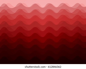 background texture red wave and vector