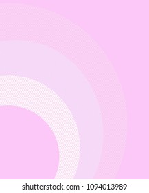 Background texture in a semicircle with diagonal thin lines. Space for text.