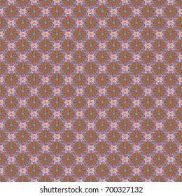 Background texture, wallpaper, floral theme in colors. Abstract ethnic vector seamless pattern. Tribal art boho print, vintage flower background.