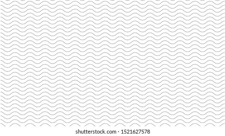 Background or texture wave dashed lines black simple design. 