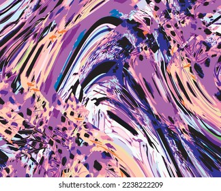 background textures with wavy bright modern digital print. light purple color graphic. liquid paint art with brush stroke. pastel colorful graphic marble. for wallpaper art.