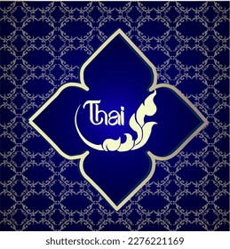 background thai template thai traditional