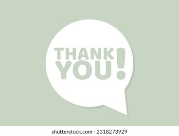 Background Thank You vector design banner