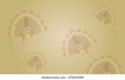 Background Thanksgiving theme cute style