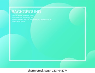 background with the theme of a collection of bubble shapes
