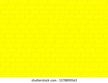 the background with the theme illustration of yellow brick walls