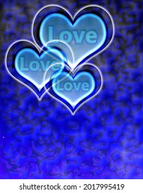 background with the theme of love and elegant colors