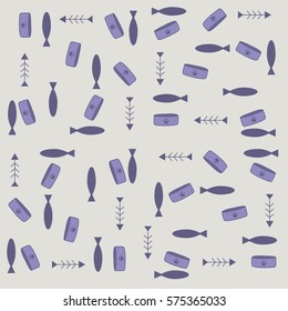 background with things for pets vector illustration