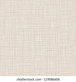 Background with threads, natural linen. Vector