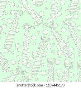 Background with tie pattern. Vector illustration