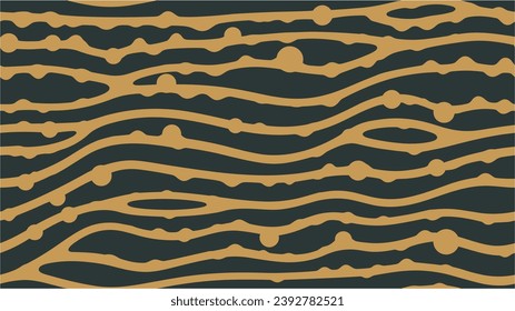 Background for the tiger skin design. Abstract background delusive dark deformed lines motion. Mountain landscape background. Cover design template. Illustrations wavy of vector. Seamless.