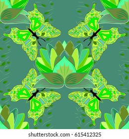 Background. Tiled mandala design, best for print fabric or papper and more. Boho style flower seamless pattern. Vector Mandala.