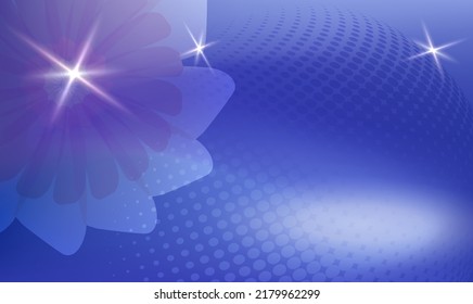 Tarjeta regalo de título de fondo plantilla de colores de tema floral con luz de gradiente brillante. Afiche temático brillante, tarjeta de visita, banner, portada y folleto de la página de spa, embalaje para cosméticos, textiles. EPS10 