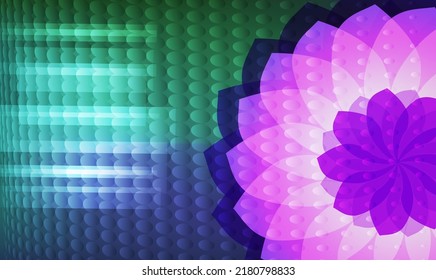 Background title gift card floral theme colors template with bright gradient light. Shining themed poster, business card, banner, spa page cover brochure, packing for cosmetic, textile. EPS10 vector