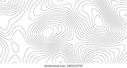 Background of the topographic map. Topo map with elevation. Geographic line mountain relief. Vector stock illustration
