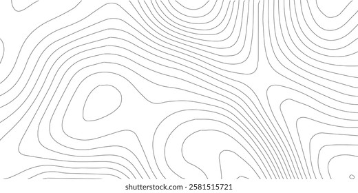 Background of the topographic map. Topo map with elevation. Geographic line mountain relief. Vector stock illustration
