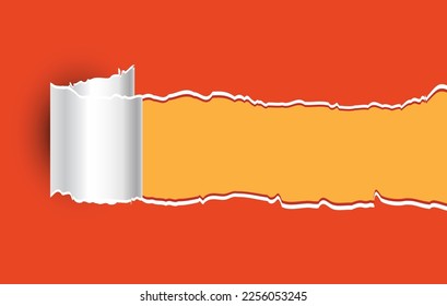 background in torn paper style
