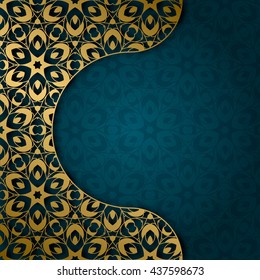 Background with traditional ornament