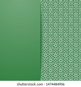 Background with traditional ornament. Vector illustration.
