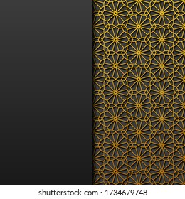 Hintergrund mit traditionellem Ornament. Vector-Abbildung.