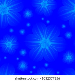 background of translucent flowers