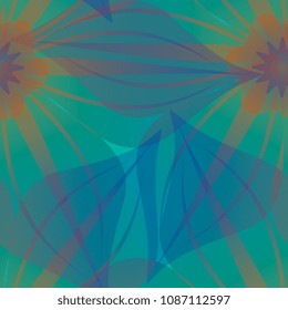 background of translucent flowers