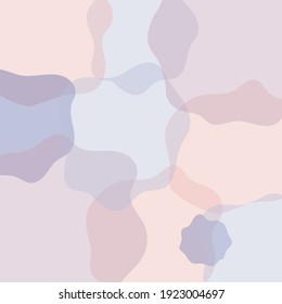 Background of translucent pastel spots