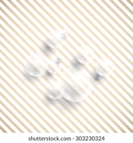 Background with transparent bubbles