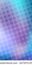 Hintergrund, transparente Punkte auf einer blauen Leinwand