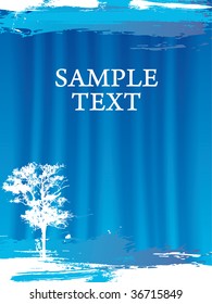Background with tree