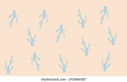 Background with tree pattern. Can be used as a banner or template.