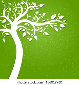 Background with tree with space for text