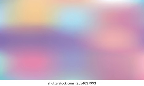 Background with trendy gradient Minimalist blank poster with y2k aesthetic Glare from lenses, overlay texture Vector banner with smooth color transition