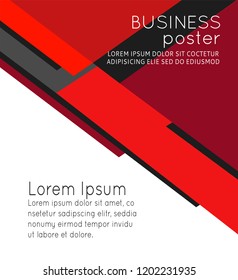 Background triangle concept design for brochure or flyer, abstract vector illustration