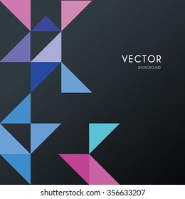 background with triangle pattern