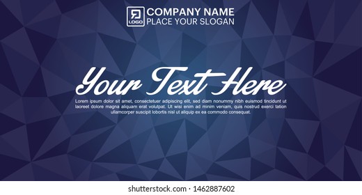 Background with Triangle Pattern Vector Art.