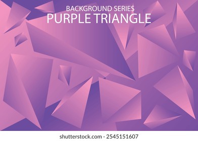 background triangle shapes in purple