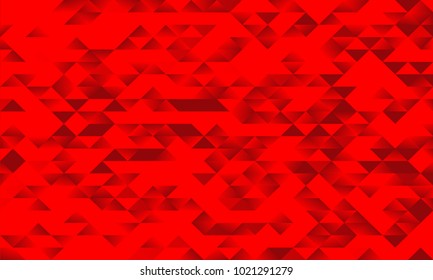 Background of triangles, abstraction of red. Geometric style.